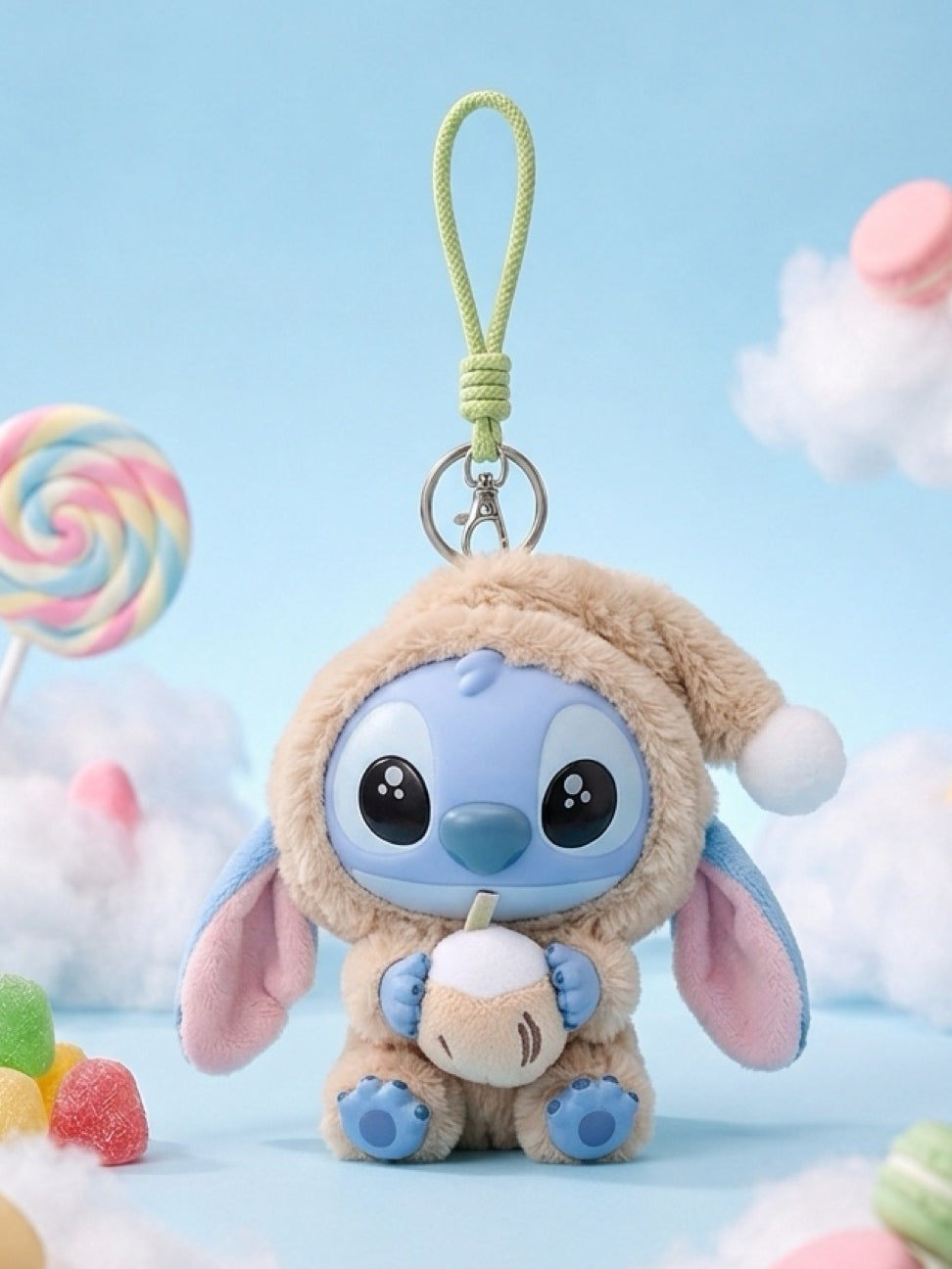 Stitch Plush Charm - Eat Something Before Sleep Series - Coconut & Stitch