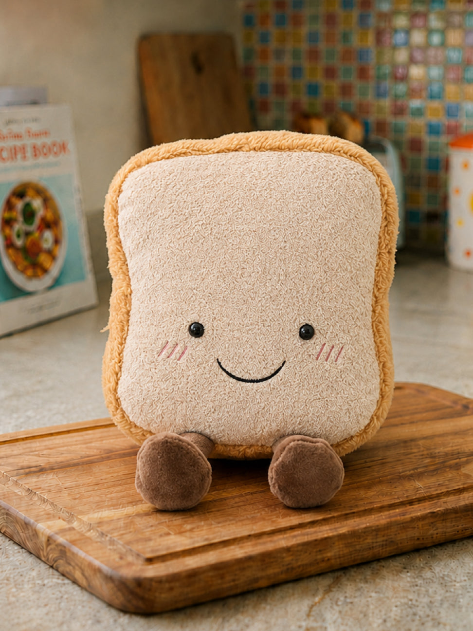 Plushie - Jellycat Happy Toast Plushie - 16cm Tall