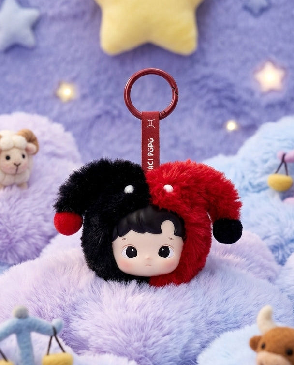 Gemini Hacipupu Charm - Hacipupu Star Sign Plush Charms