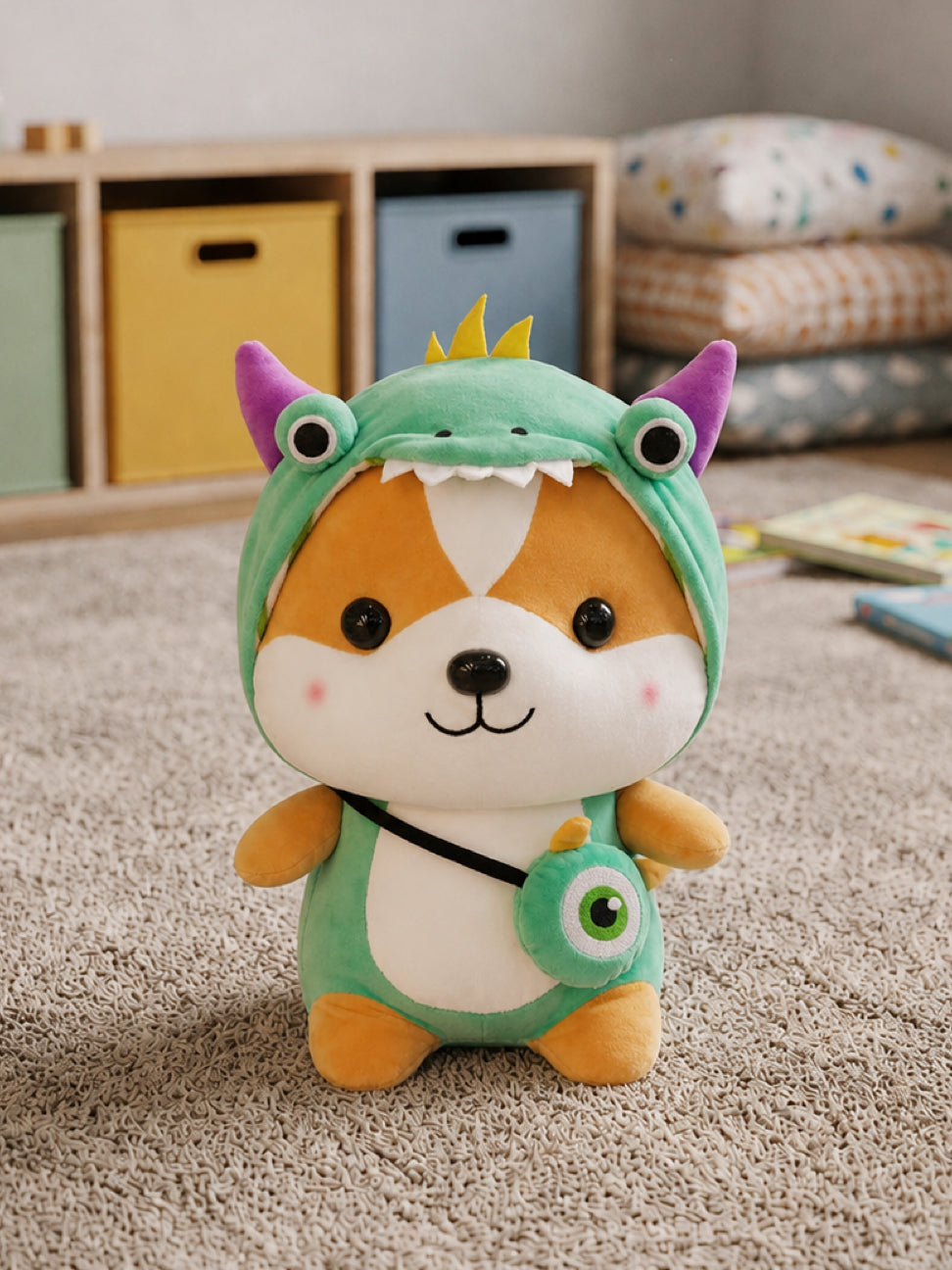 Plushie - Doggo in Alien Outfit Plushie - 25cm Tall