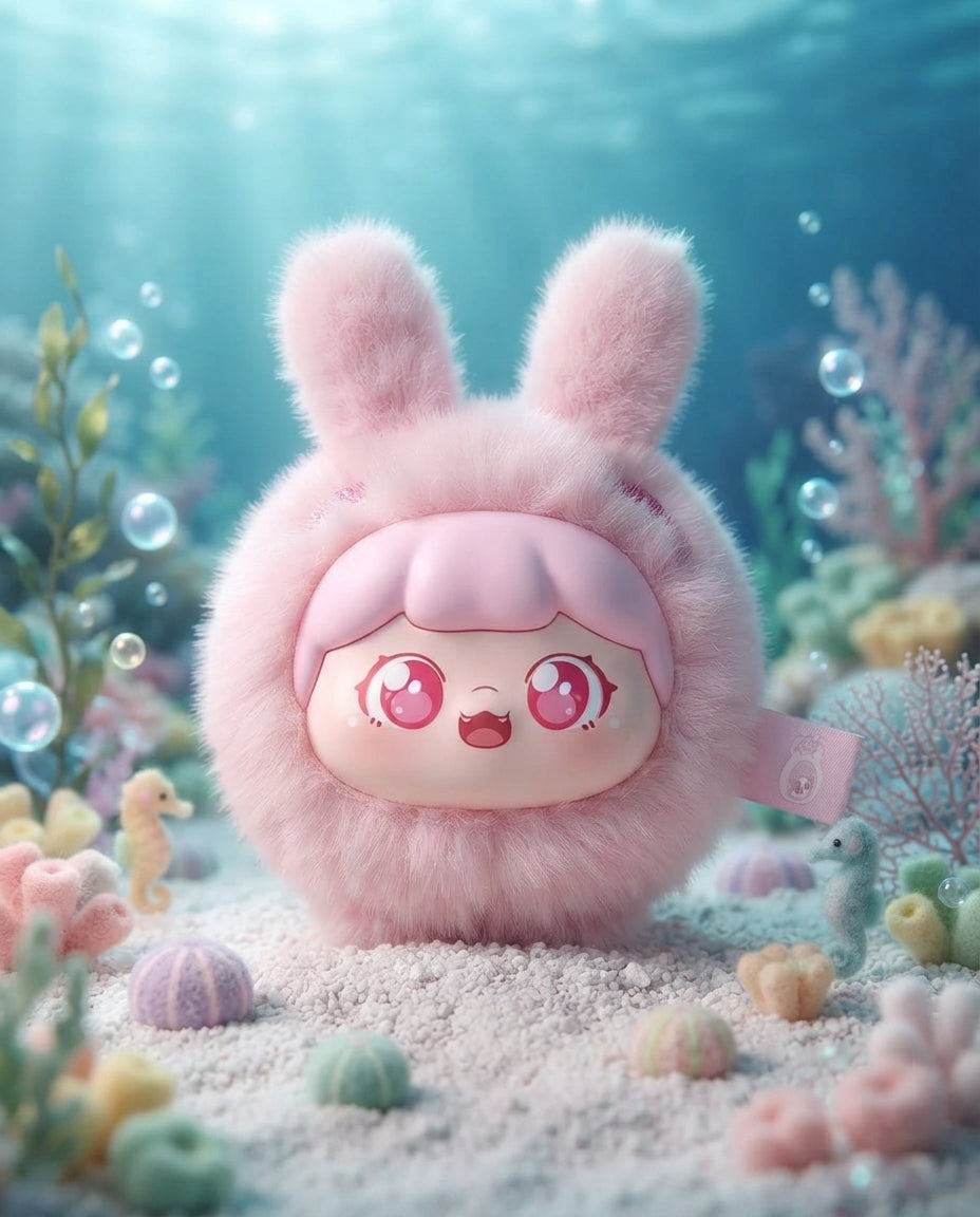 Water Bunny Charm - Ocean Series Plush Charms