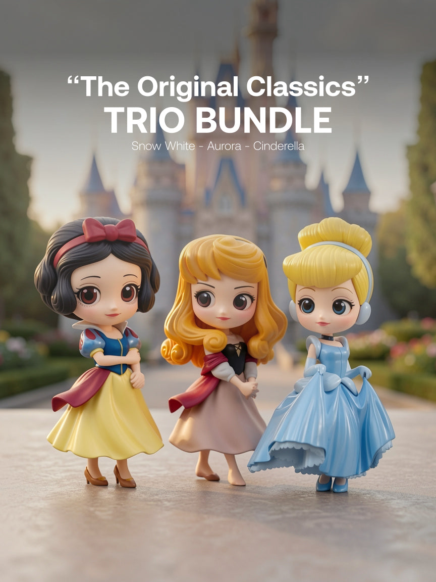 Disney - Snow White, Aurora, Cinderella - Bundle of Three - “The Original Classics” Bundle