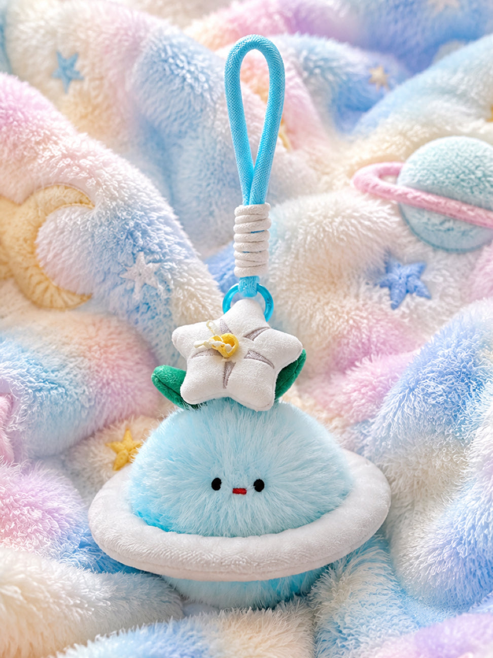 Light Blue Planet Charm - Milky Way Plush Charms