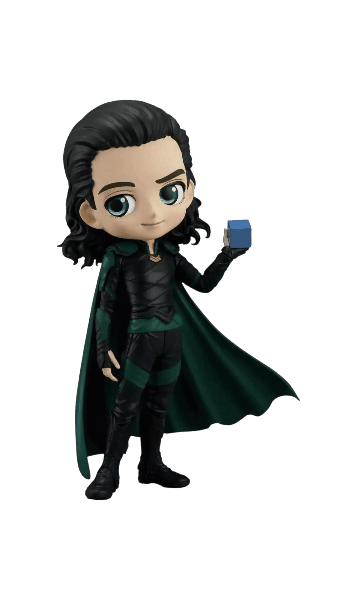 Loki with Tesseract Qposket - Visions of Vertigo
