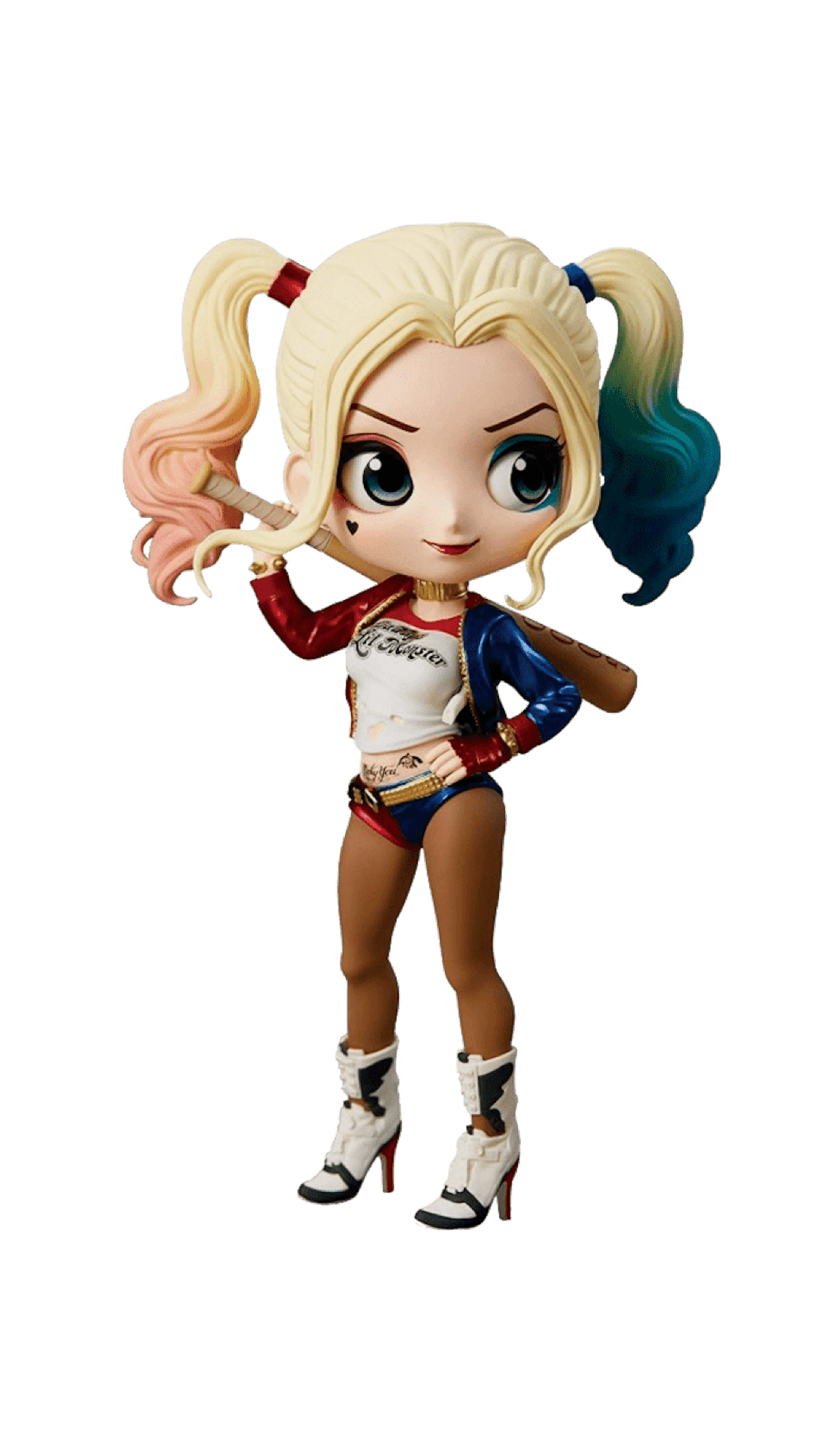 Harley Quinn with Bat Qposket - Visions of Vertigo