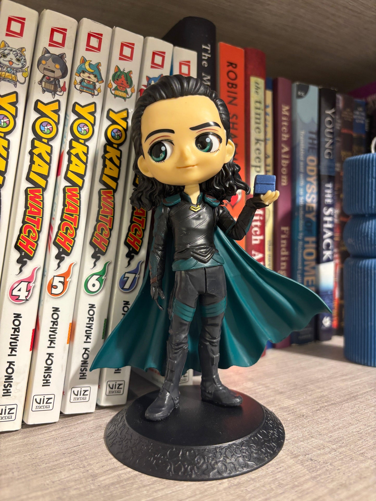 Loki with Tesseract Qposket - Visions of Vertigo