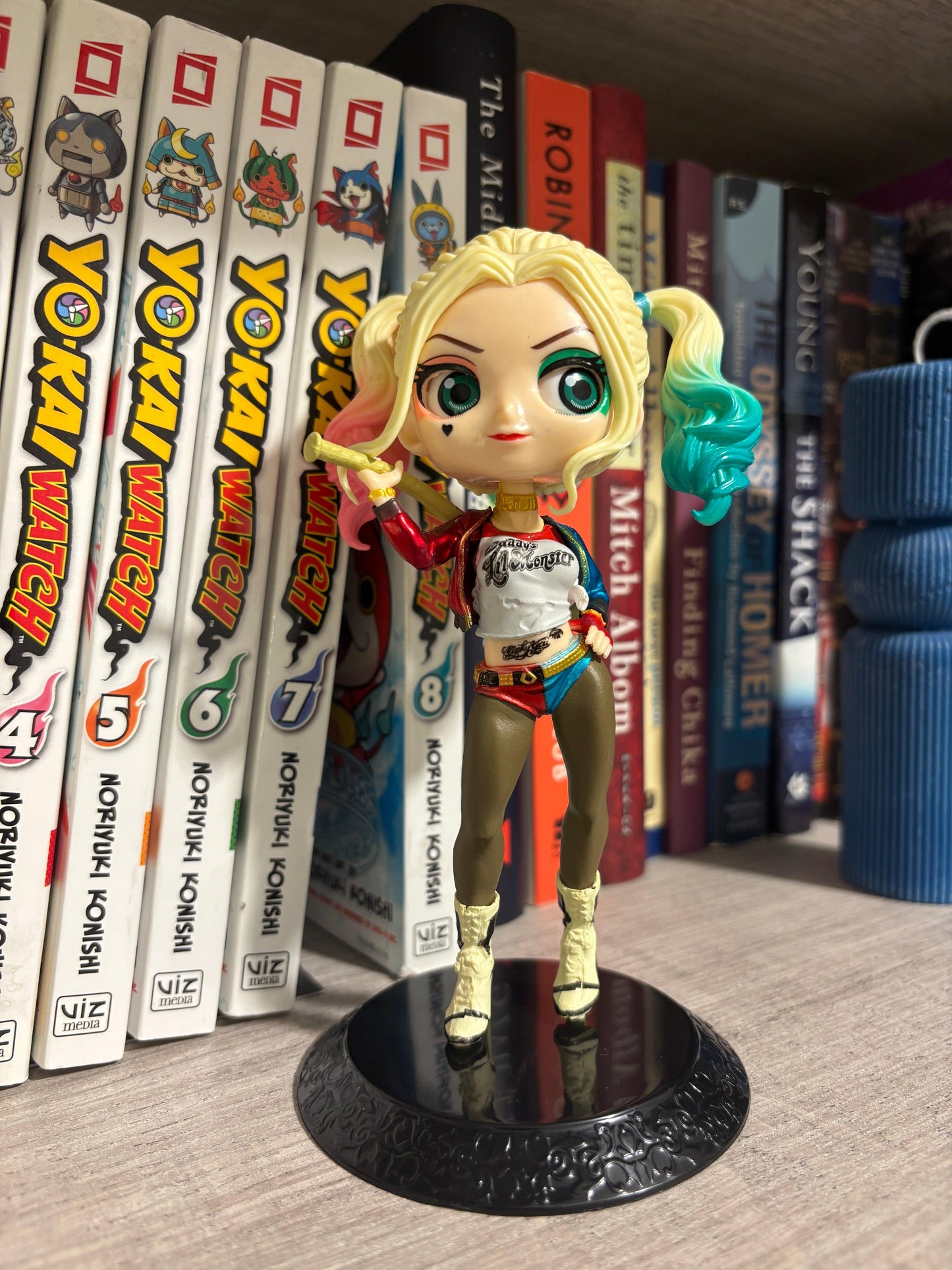 Harley Quinn with Bat Qposket - Visions of Vertigo
