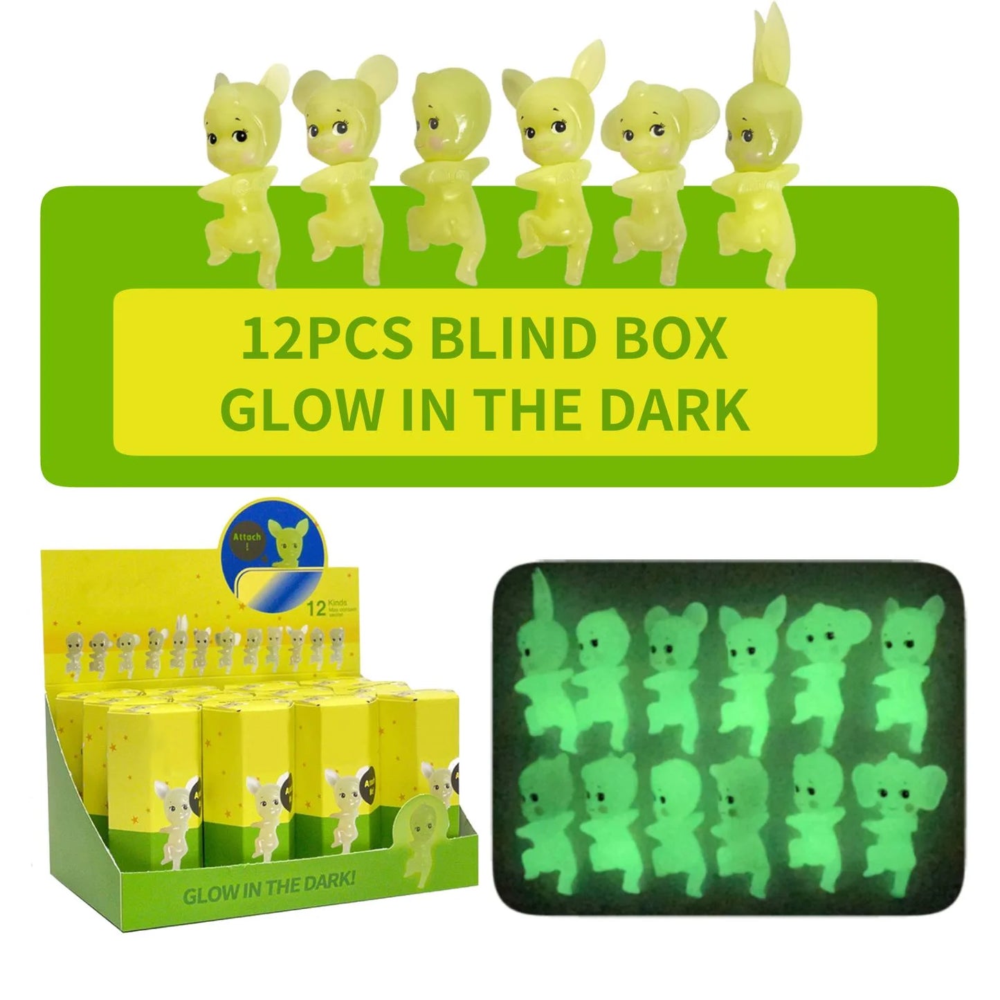 Sonny Angel Glow Dark Series Hippers