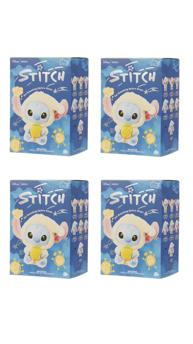 Stitch Plush Charm - Eat Something Before Sleep Series - Blind Box