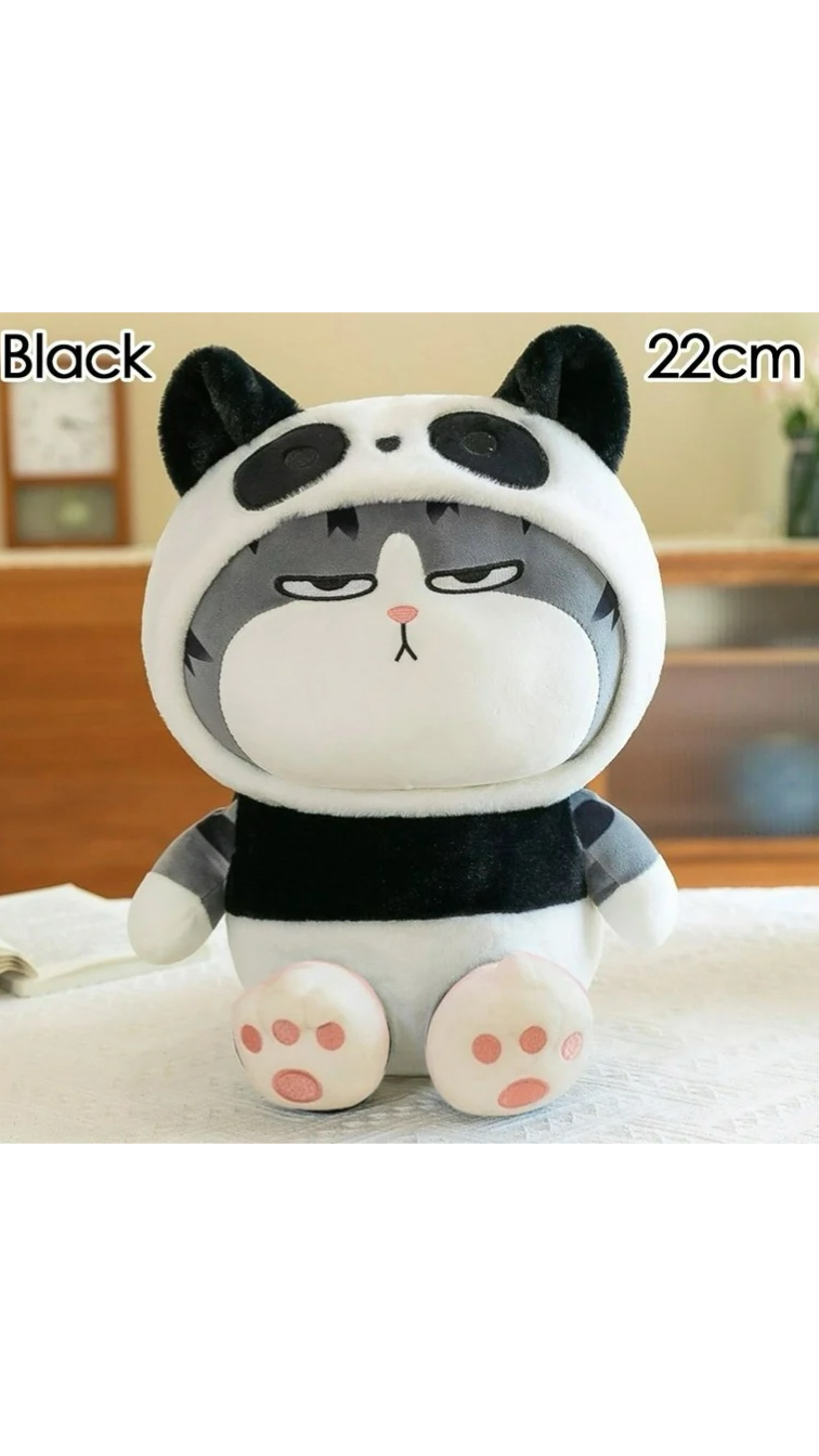 Plushie - Grumpy Cat Panda Plushie - 23cm Tall