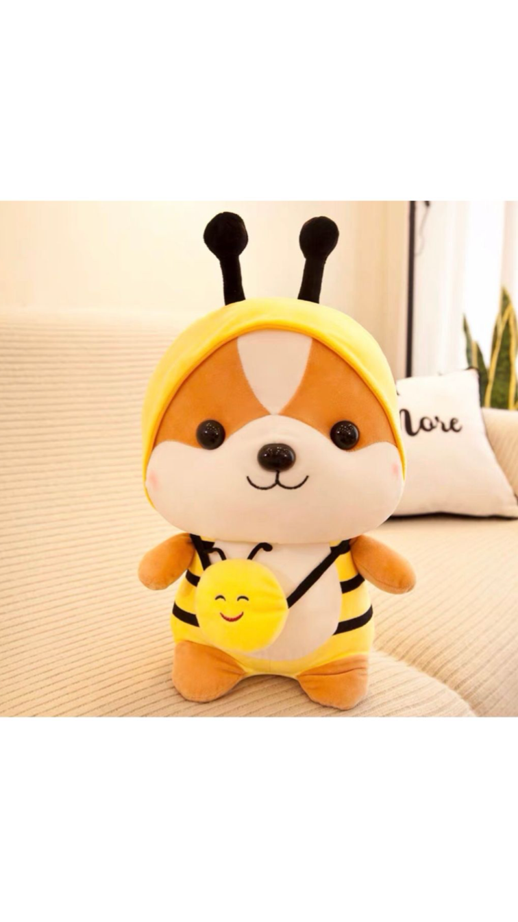 Bee Doggy Plushie