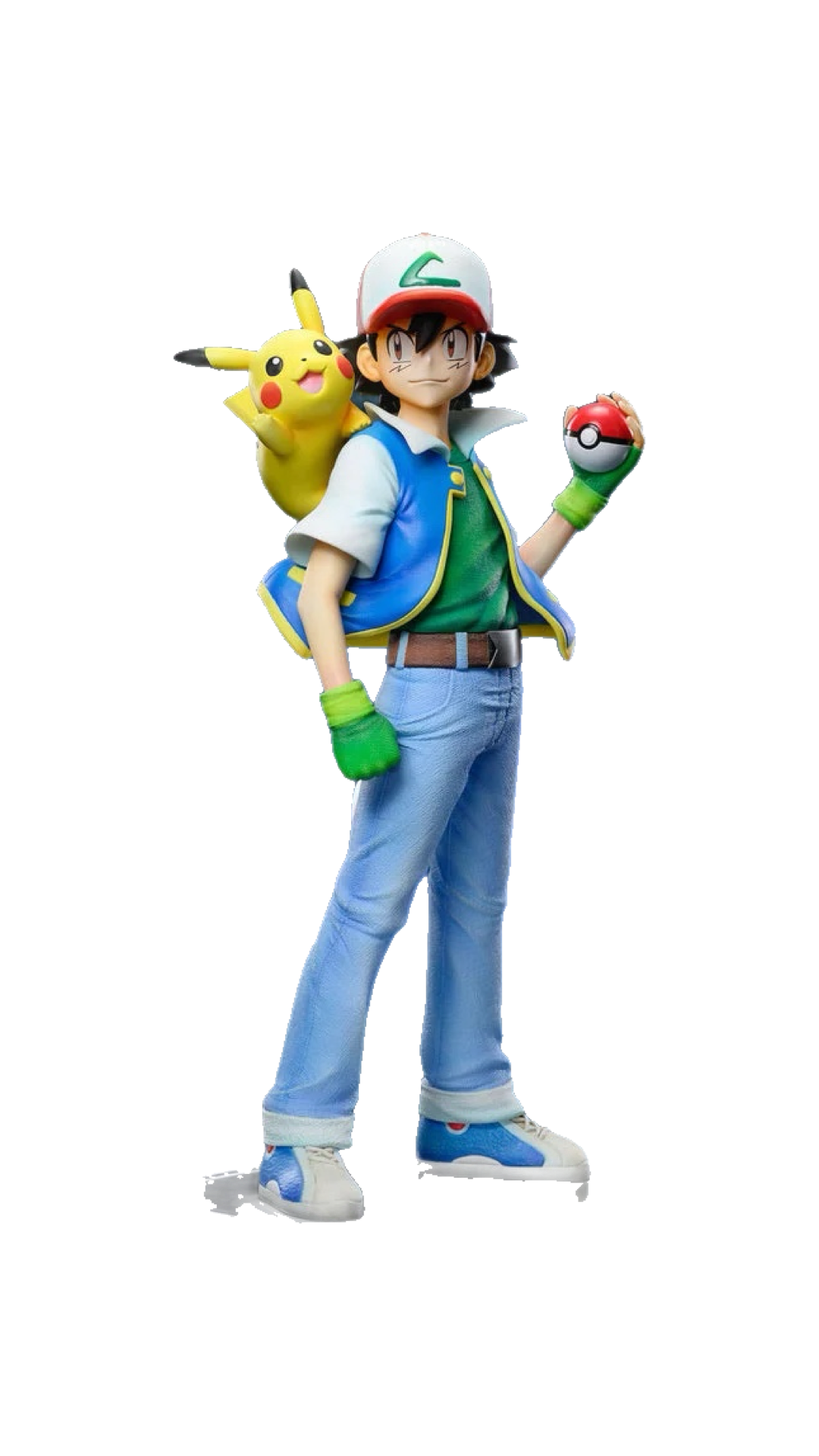 Ash with Pikachu Figurine