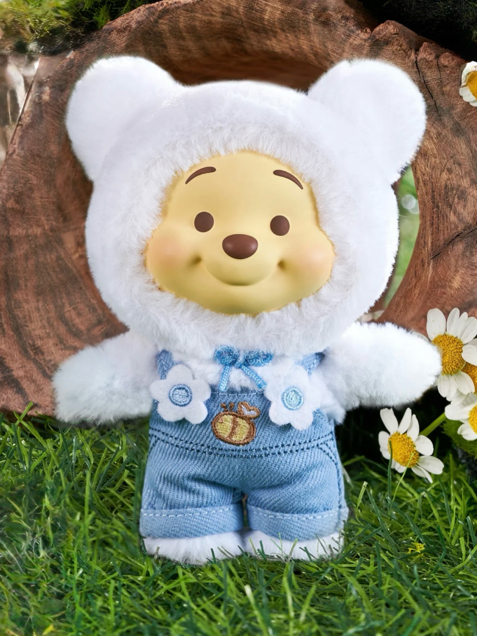 Winnie The Pooh Plush Charm - Candy Bear Series - Blue Pooh