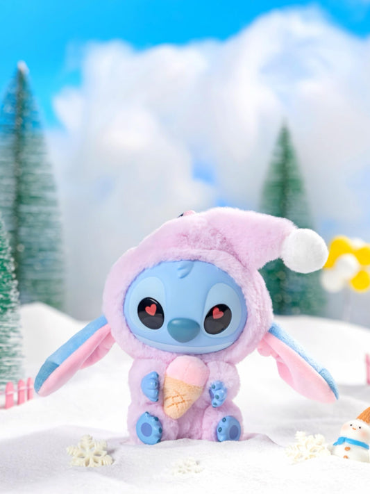 Stitch Plush Charm - Eat Something Before Sleep Series - Ice Cream & Stitch