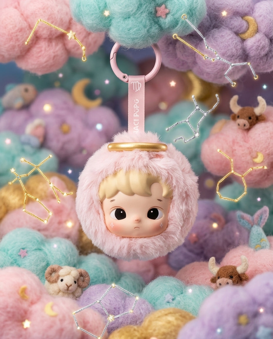 Virgo Hacipupu Charm - Hacipupu Star Sign Plush Charms