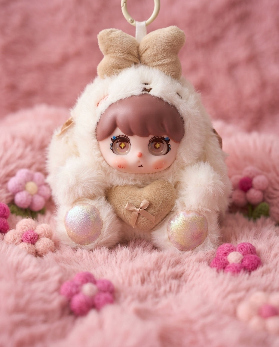 Love Bunny Charm - Soft Bunny Plush Charms