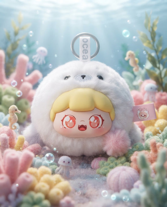 Dreamy Seal Charm - Ocean Series Plush Charms