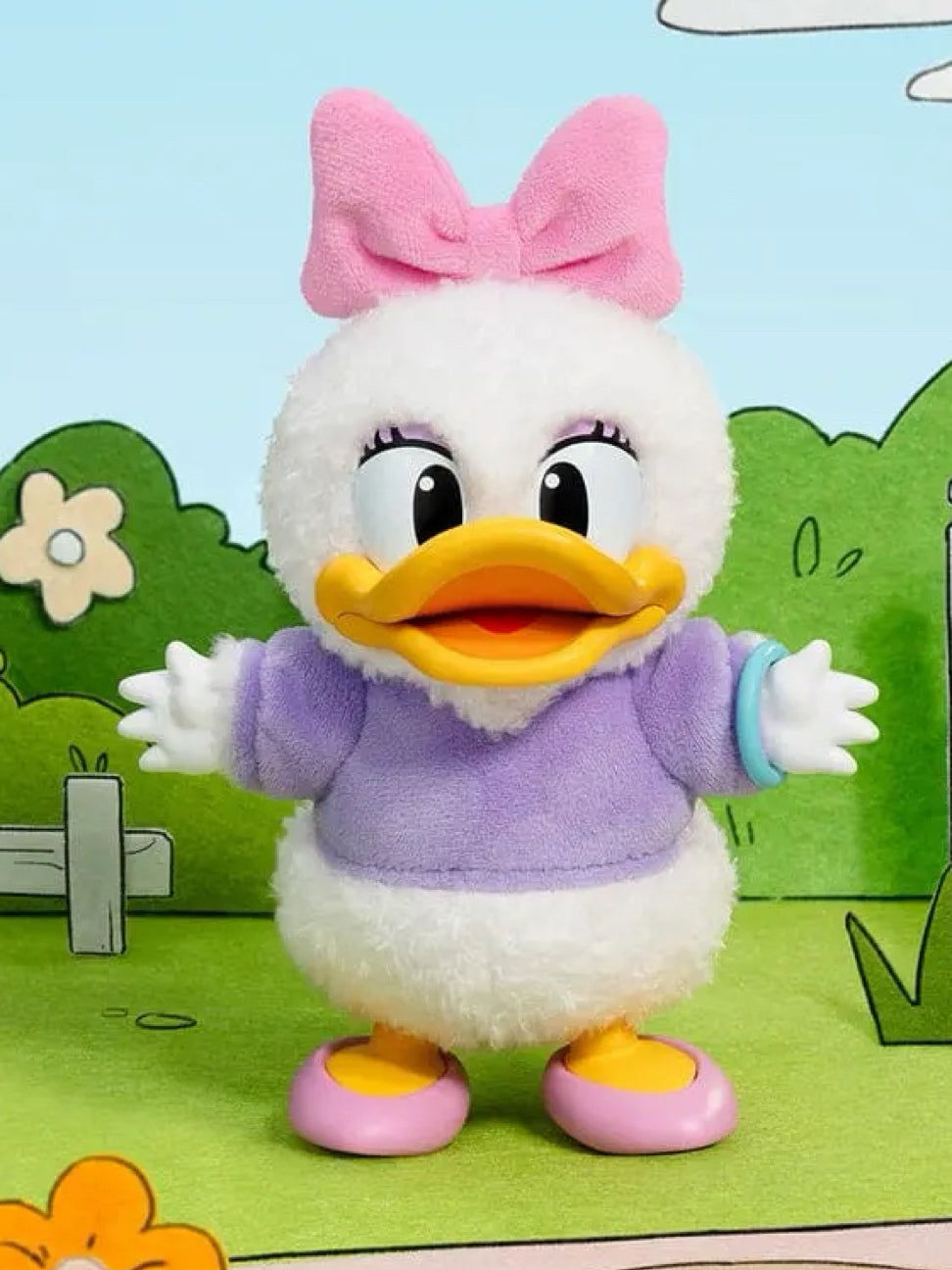 Mickey Mouse Plush Charm - Mickey Family: Cute Together Series - Daisy Duck