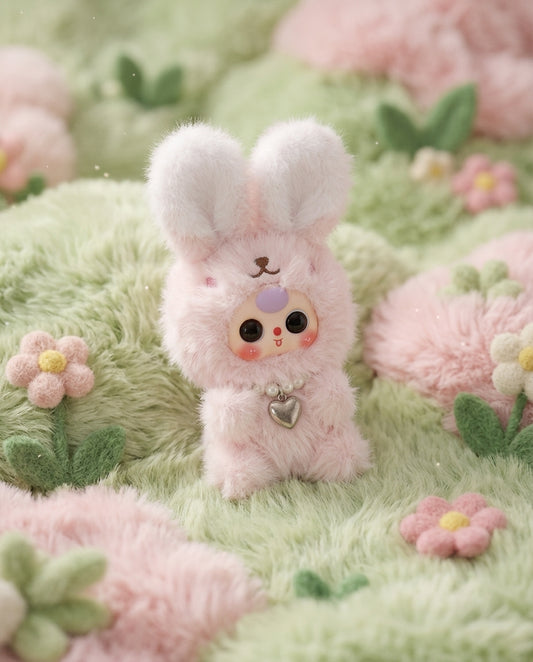 Dreamy Bunny Plush Charm - The Fuzzball Series Plush Charms
