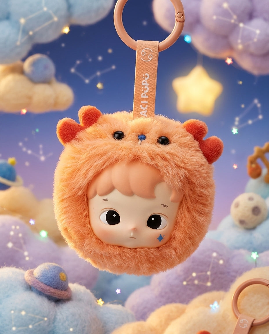 Cancer Hacipupu Charm - Hacipupu Star Sign Plush Charms
