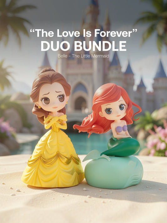 Disney - Belle, The Little Mermaid - Bundle of Two - “The Love Is Forever” Bundle