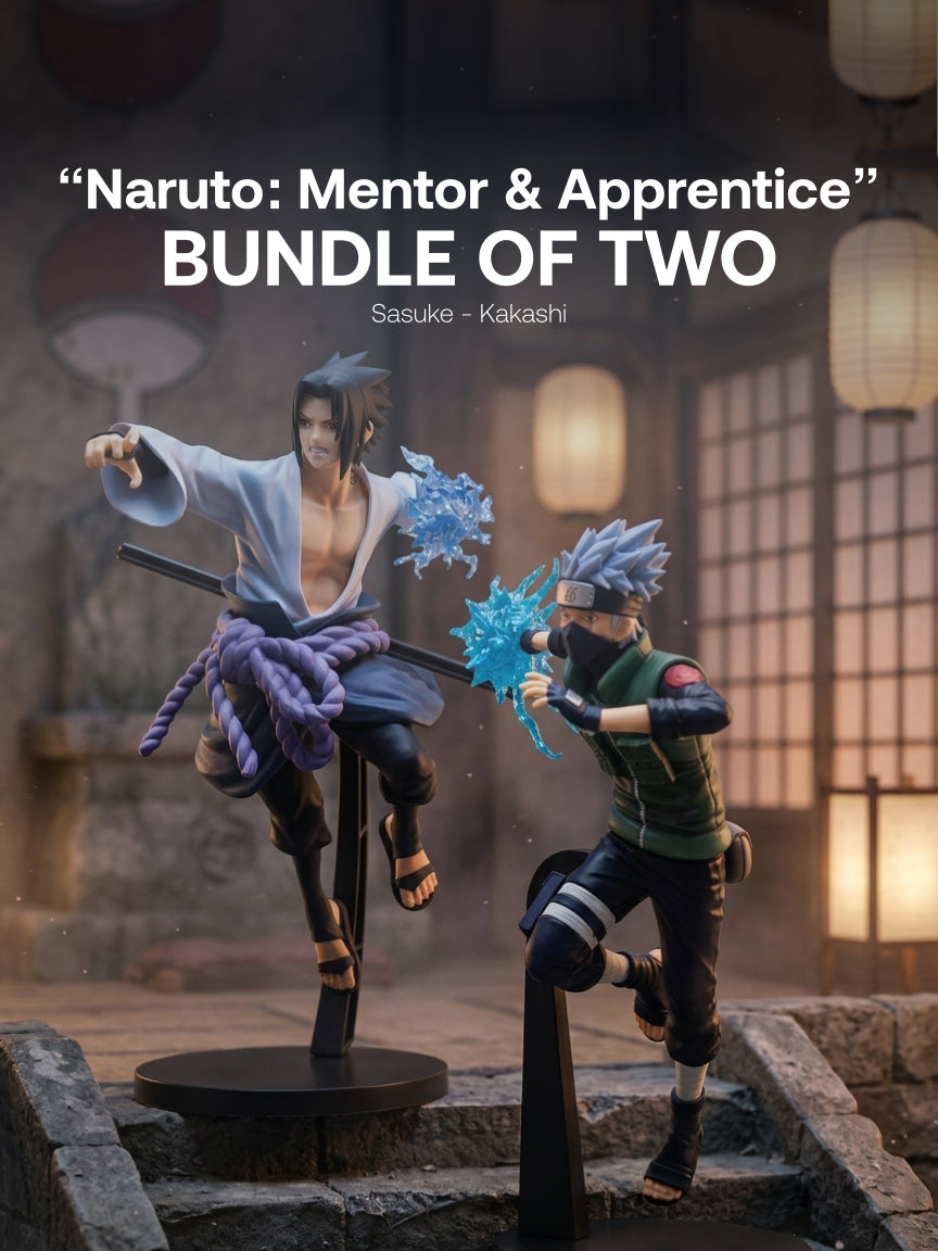 Naruto XL - Sasuke, Kakashi - “Naruto: Mentor & Apprentice” Bundle - Bundle of Two