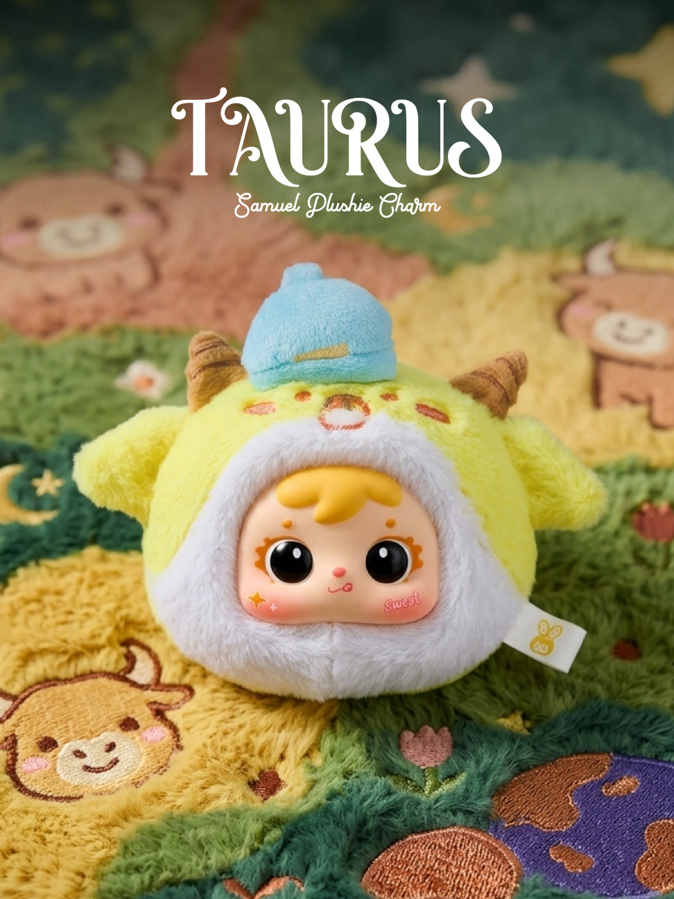 Taurus Charm - Samuel Lucky Plush Charms - Horoscope Series