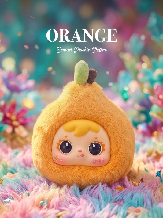 Orange Charm - Samuel Lucky Plush Charms - Delicious Fruit Series