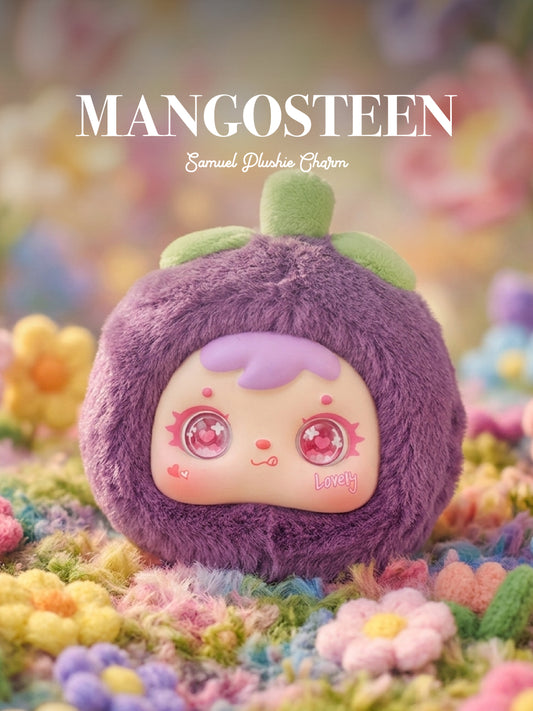 Mangosteen Charm - Samuel Lucky Plush Charms - Delicious Fruit Series