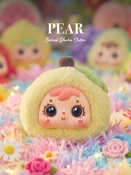 Pear Charm - Samuel Lucky Plush Charms - Delicious Fruit Series