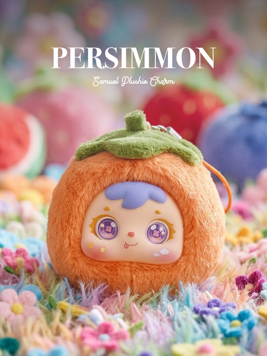 Persimmon Charm - Samuel Lucky Plush Charms - Delicious Fruit Series