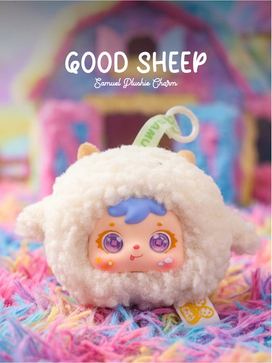 Good Sheep Charm - Samuel Lucky Plush Charms - Lucky Animal Series
