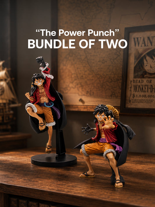 One Piece - Luffy Power Punch Figurine - Luffy Figurine - “The Power Punch” Bundle - Bundle of Two