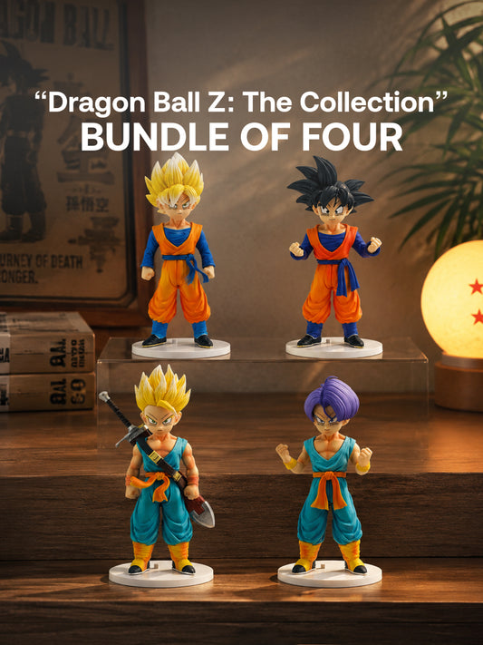 Dragon Ball Z - 15cm Tall - Dragon Ball Z Figurines - “Dragon Ball Z: The Collection” Bundle - Bundle of Four