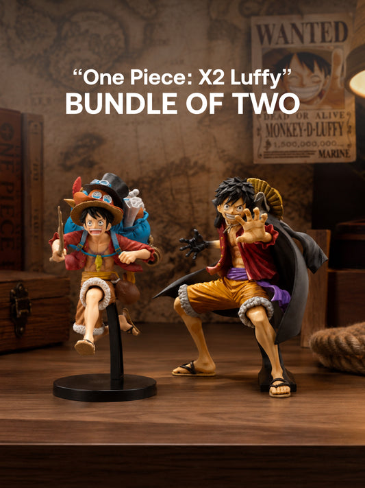 One Piece - Luffy Figurine - Luffy Figurine - “One Piece: X2 Luffy” Bundle - Bundle of Two
