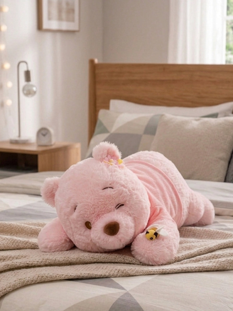 Plushie - Disney Pink Winnie the Pooh Plushie - 40cm Tall