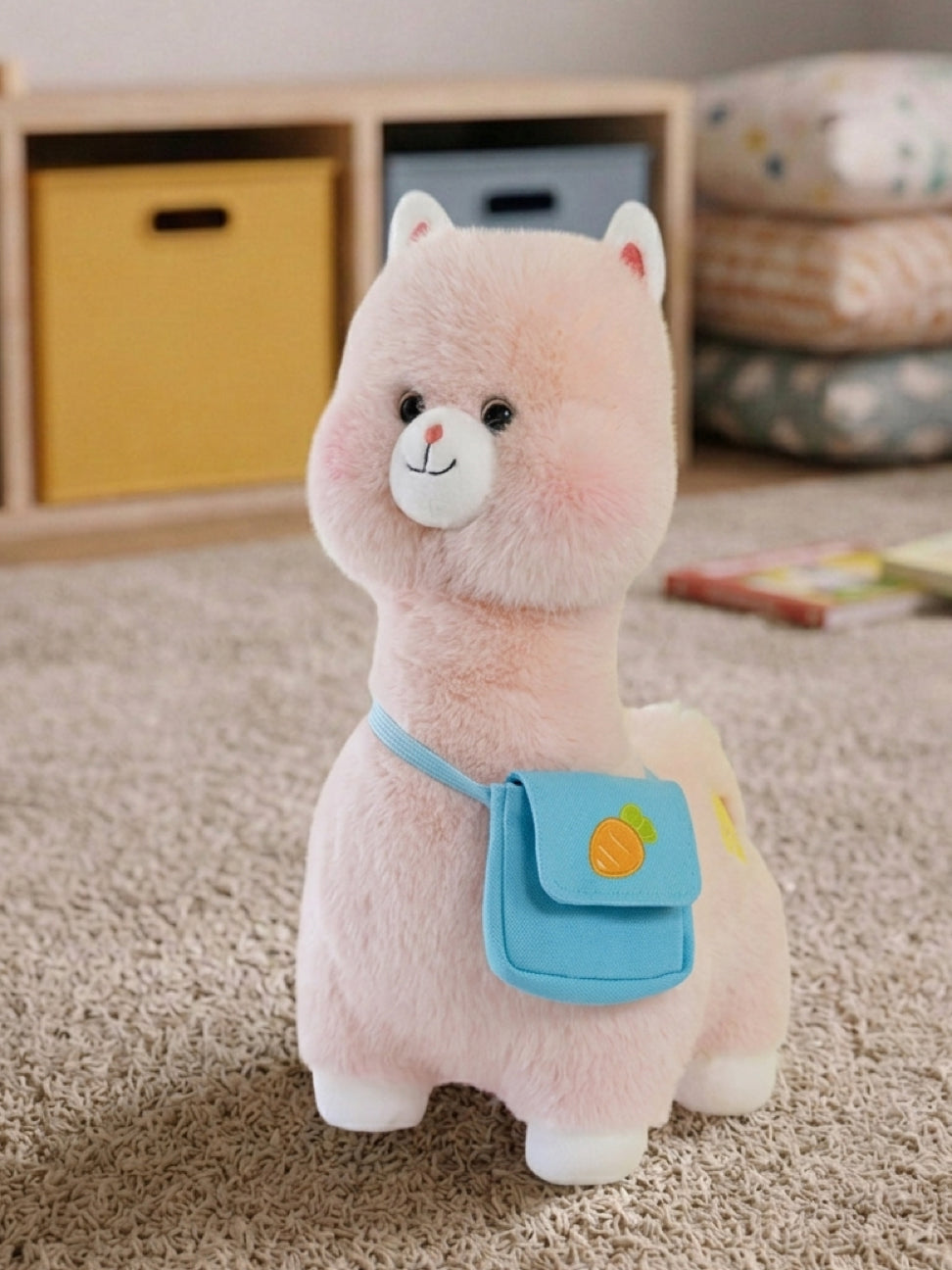 Plushie - 30cm Tall - Pink Lama Plushie
