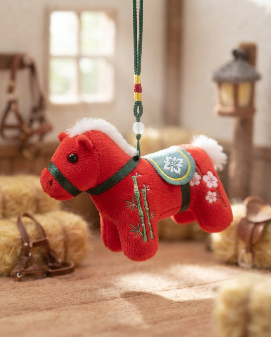 Fire Pony Charm - Pony Plush Charms