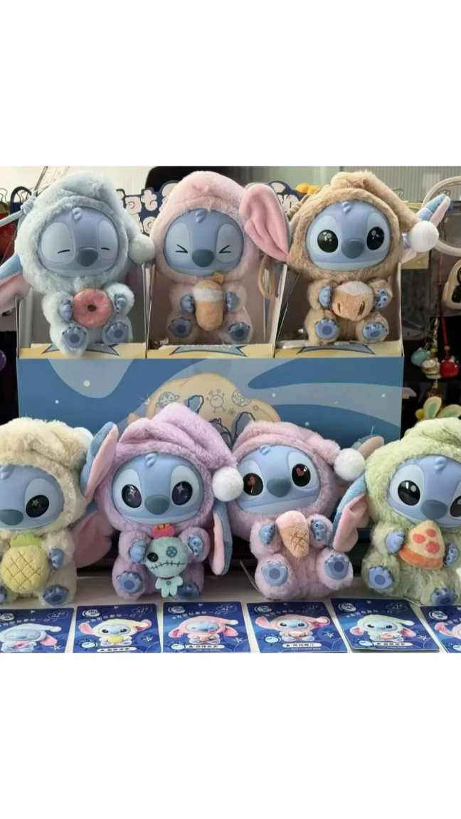 Stitch Plush Charm - Eat Something Before Sleep Series - Blind Box