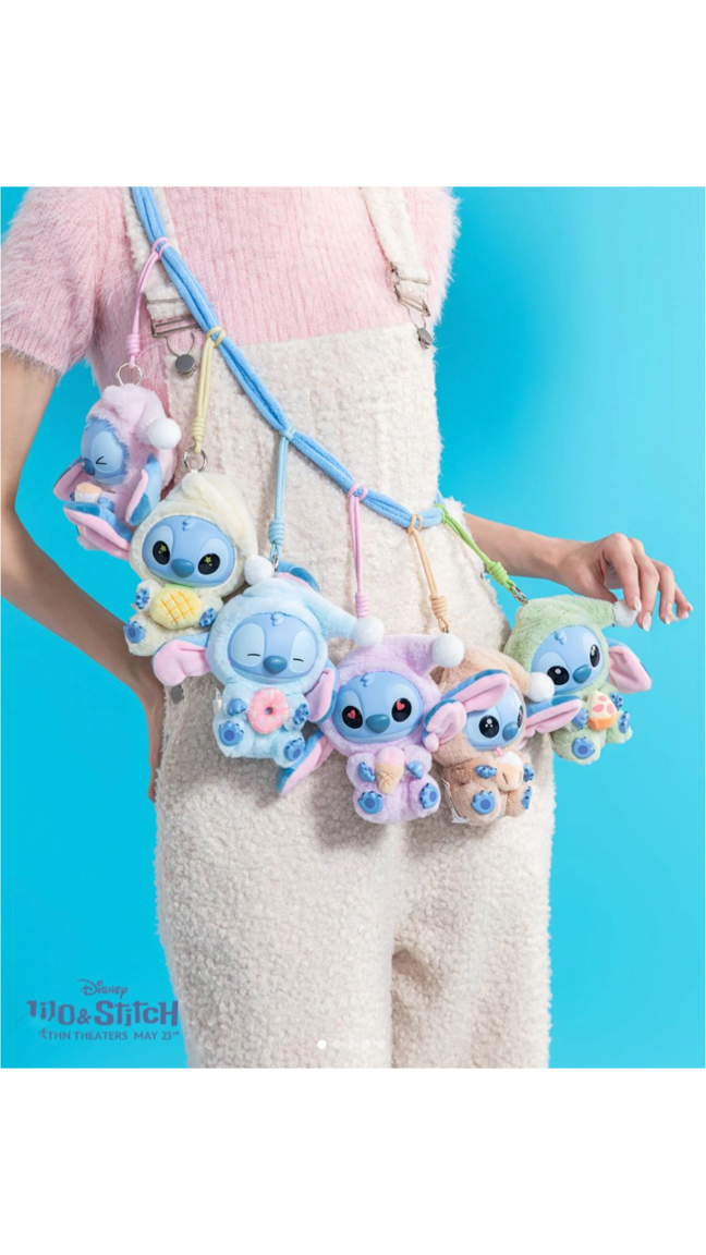 Stitch Plush Charm - Eat Something Before Sleep Series - Blind Box
