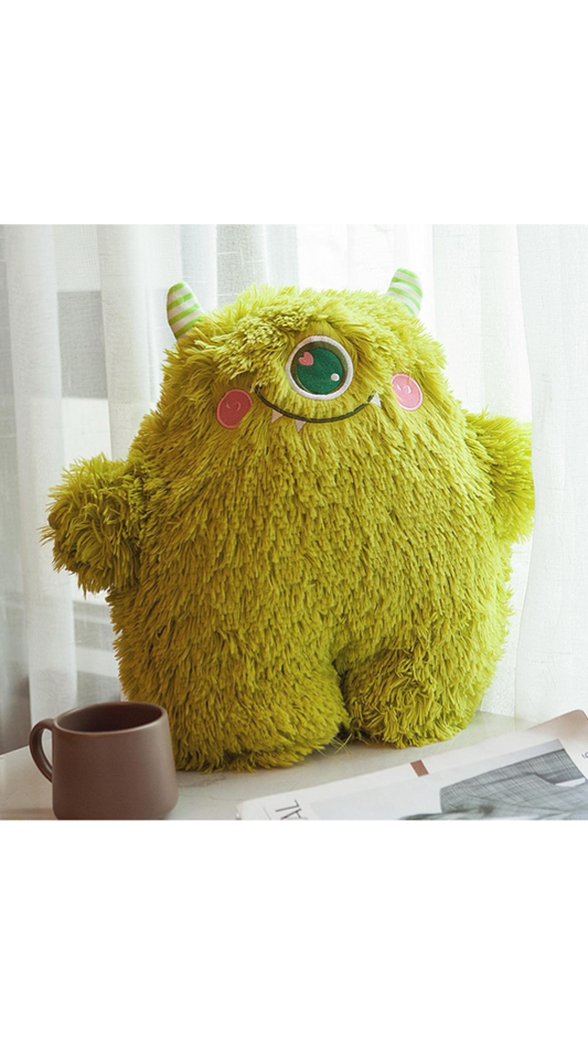 Plushie- XL Green Friendly Monster Plushie - 45cm Tall