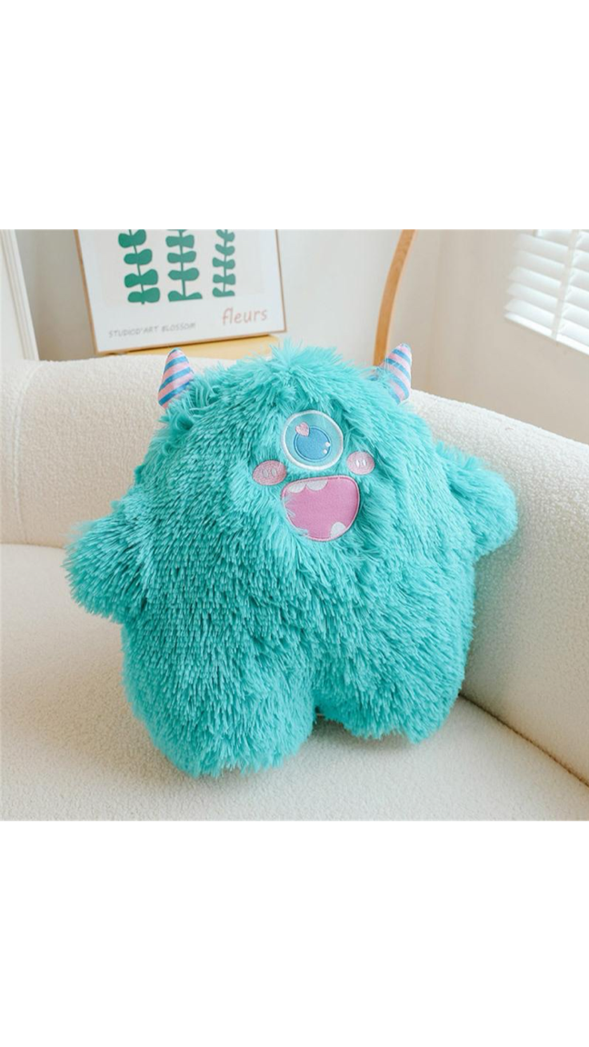 Plushie- XL Blue Friendly Monster Plushie - 45cm Tall