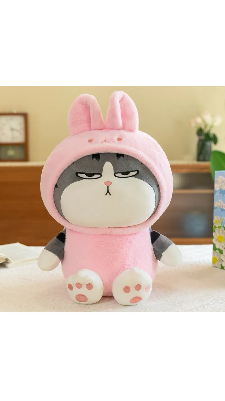 Grumpy Cat Bunny Plushie
