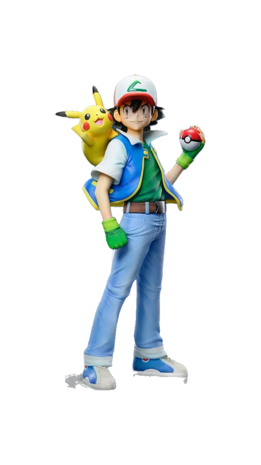 Ash with Pikachu Figurine
